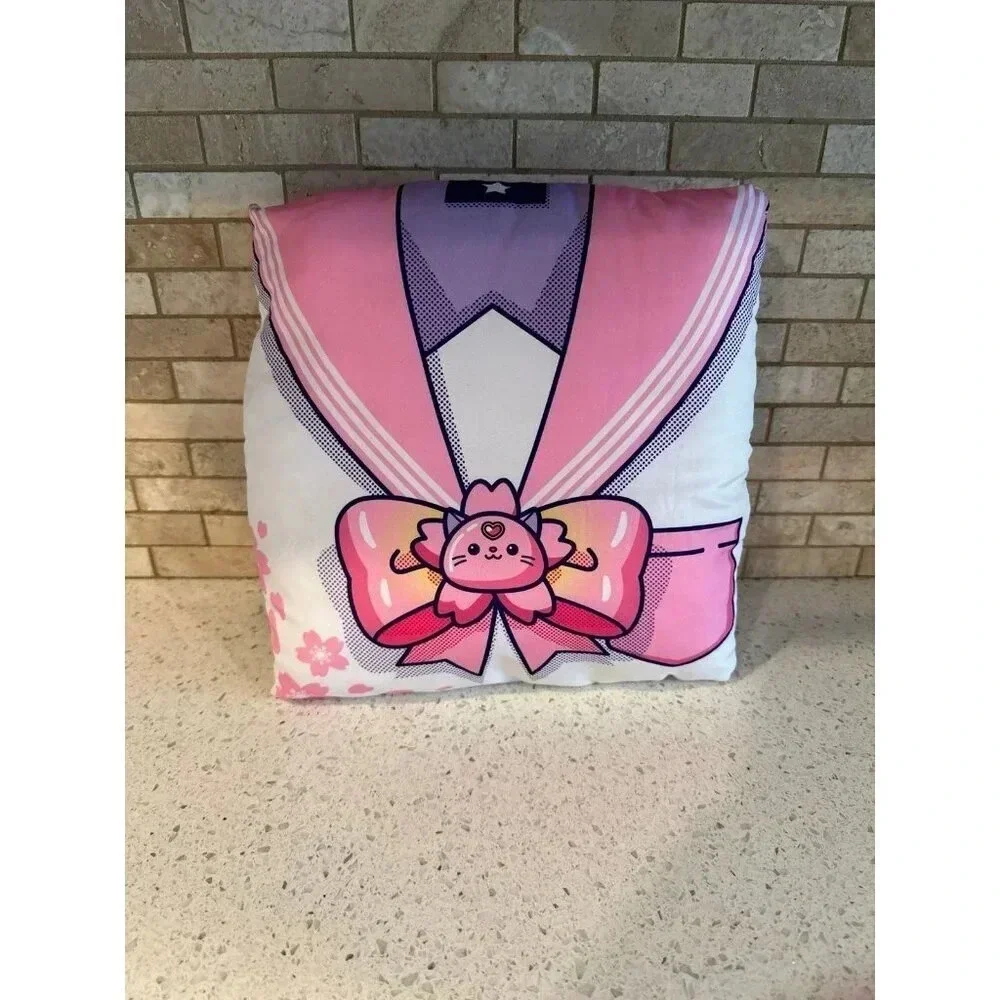 Sailor‎ Suit Nyan Nyan Pink Purple Pillow YumeTwins Exclusive Japan Kawaii 117